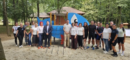 Partnerji v projektu so se zbrali na Otoku ljubezni v Ižakovcih.